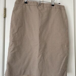 Liz Claiborne Tan Pencil Skirt Knee-length Work
